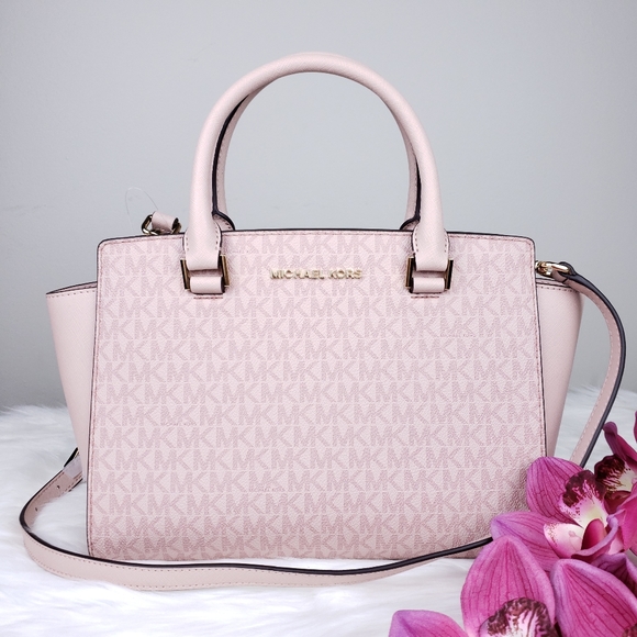 Michael Kors Handbags - 🌺NWT Michael Kors MD Selma Satchel bag Ballet MK